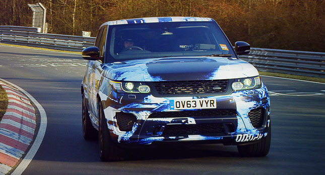  New Range Rover Sport SVR 550PS Previewed Ahead of Goodwood Debut [w/Video]