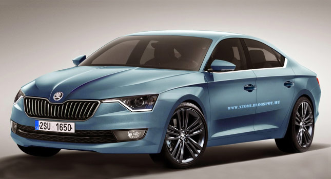 Who's Up for a Four-Door Coupe from Skoda?