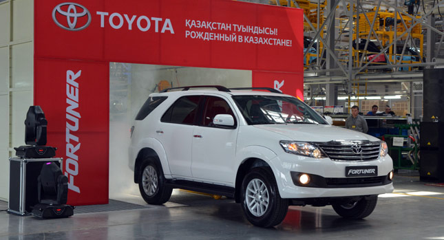  Toyota Starts Assembling Fortuner SUVs in Kazakhstan