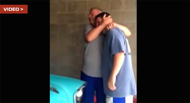  Son Keeps Promise and Gives Dad a '57 Chevy Bel-Air on his 57th Birthday
