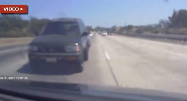  LA Driver Who Gets a Flat at 70MPH and Spins on the HWY is One Very Lucky Man