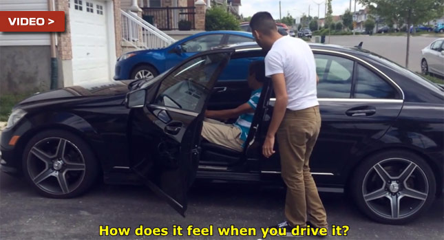  Another Son Surprises His Dad with a Car Gift, a Mercedes-Benz