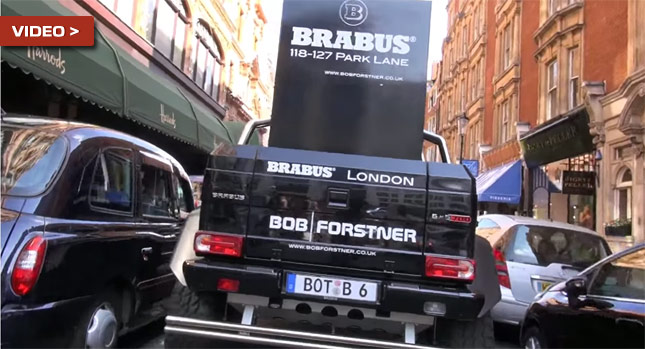 Watch Brabus Mercedes Benz G63 6x6 Try To Navigate Through