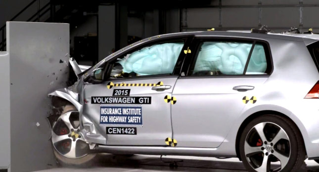  IIHS Crashes VW GTI and Regular Golf; Both Earn Maximum Top Safety Pick+ Rating