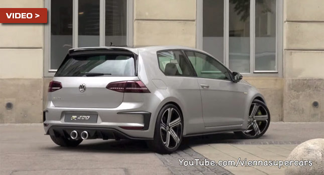  VW Golf 400 Concept Looks and Sounds Aggressive on the Streets of Vienna