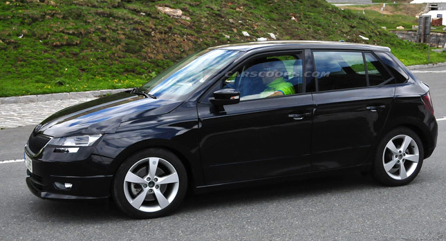  All New 2015 Skoda Fabia Scooped Almost Undisguised Ahead of Paris Show Debut