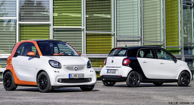  2015 Smart ForTwo and ForFour Leaked Ahead of Today’s Reveal