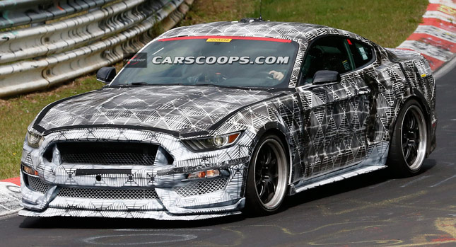  Scoop: Badass 2016 Mustang Shelby GT500 / SVT Drops Camo, Shows Its Fangs on the 'Ring