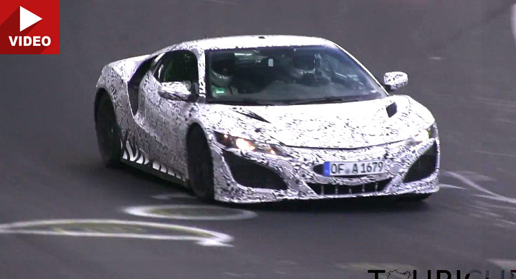  Watch the New Acura / Honda NSX in its Pre-Combustion Attack on the Nurburgring