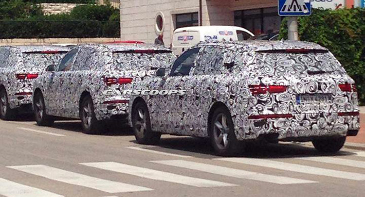  U Spy a Trio of New Audi Q7s Testing in Croatia