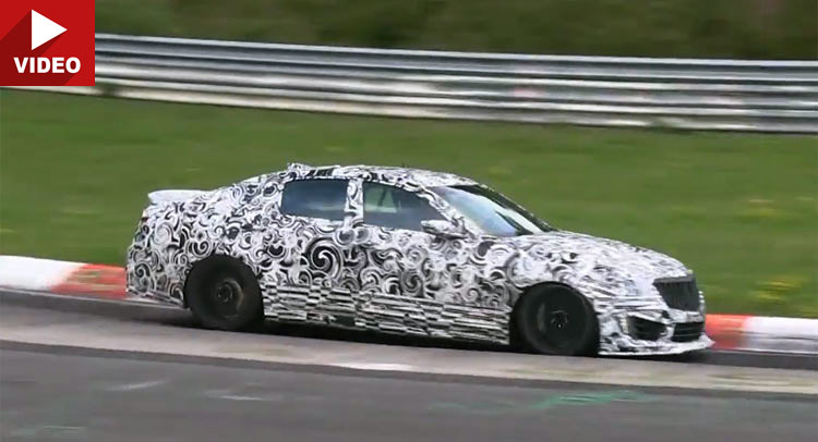  See and Hear the Smokey Cadillac CTS-V Prototype on the Ring