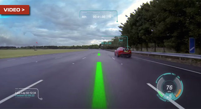  Jaguar Shows How its New Virtual Windscreen Concept Works