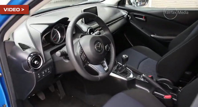  New 2015 Mazda2 Test Driven around Japanese Track – Interior Fully Revealed