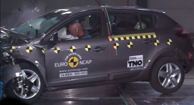  Renault Megane Disappoints in EuroNCAP Crash Test –Musters Only 3 Stars