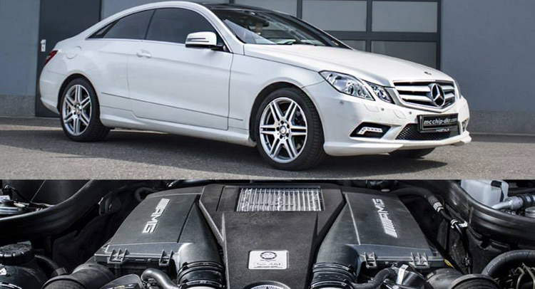 Mercedes E350 Coupe Becomes 680HP Sleeper Thanks to Mcchip-dkr