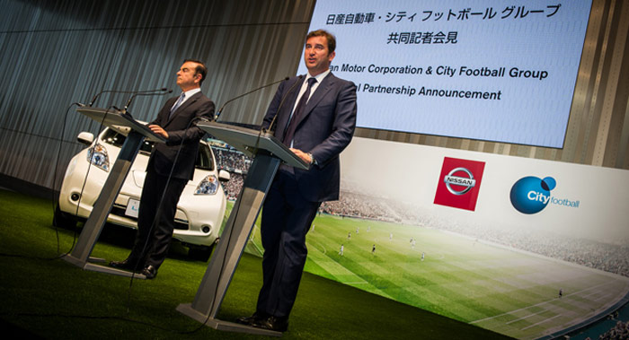  Nissan to Sponsor Manchester City and Other Clubs from City Football Group [w/Video]