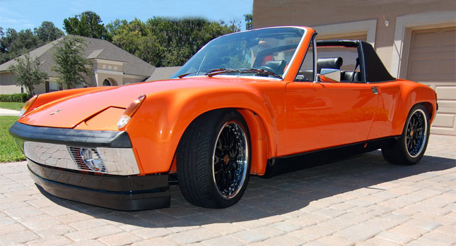  Orange Porsche 914 is Cool Because it Has a 3.2-Liter-Swap