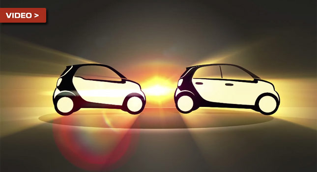  All-New Smart ForTwo and ForFour Teased in New Video
