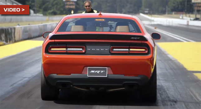  707HP 2015 Dodge Challenger SRT Hellcat Does 1/4 Mile in 11.2 Seconds!