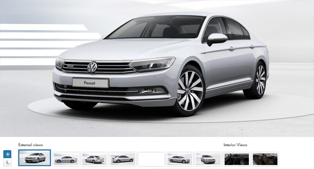  How Will You Have Your 2015 VW Passat? German Configurator Goes Live