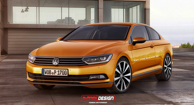  All-New 2015 VW Passat Loses Rear Doors in PhotoShop