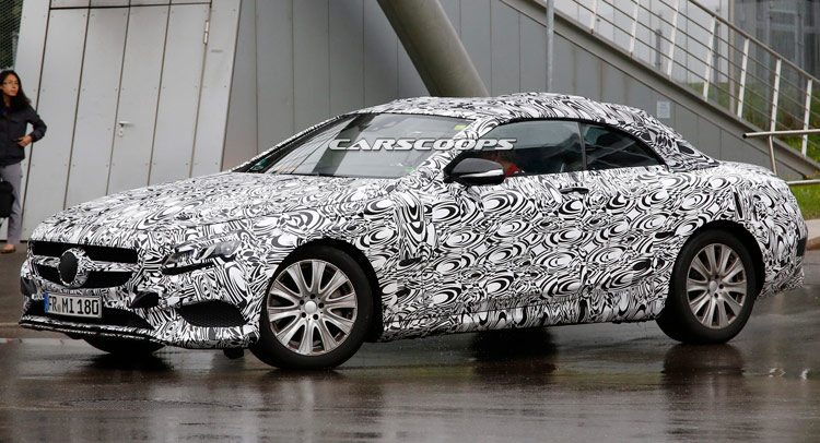  Scoop: Mercedes-Benz S-Class Cabriolet Softens Up on the Camo