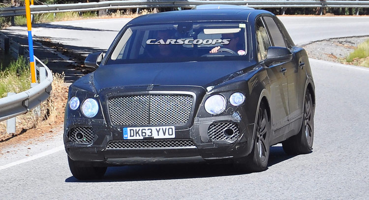  We Spy Bentley’s First SUV, Internally Known as the Falcon