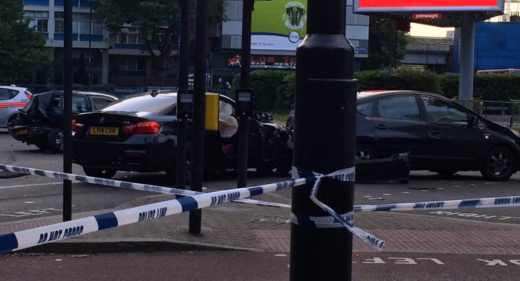  A BMW M4 and a BMW 220d Crash in London After Allegedly Speeding [w/Video]