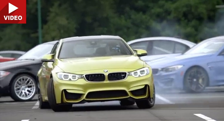  BMW Introduces the M4 Coupe With a Drift Among Other M Cars