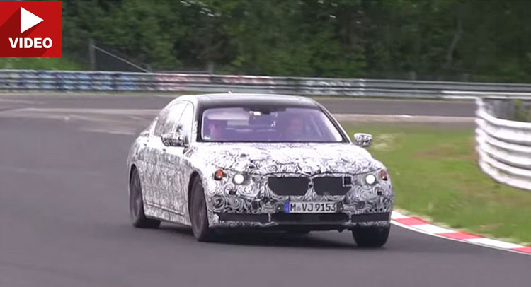  New BMW 7-Series Prototype Does its Rounds at the Ring