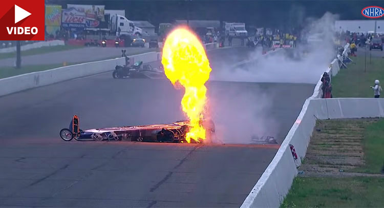  Spectacular Two-Headed Top Fuel Dragster Crash