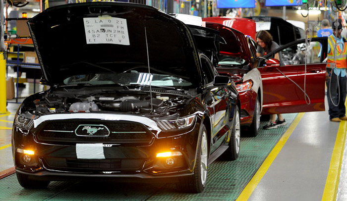  Ford Finally Starts Building 2015 Mustang at Flat Rock Assembly Plant