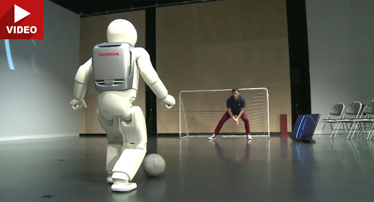 AE Test Dances Honda’s ASIMO Robot | Carscoops