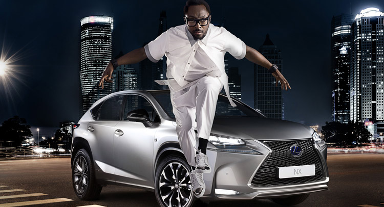  Will.I.Am Promotes New Lexus NX in Europe, Will Design Limited Edition Model [w/Videos]