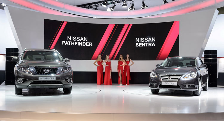  Russian-Spec Nissan Sentra and Pathfinder Debut at Moscow Auto Show