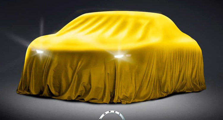  Opel Wants You to Guess Which World Premiere is Hiding Behind the Yellow Sheet