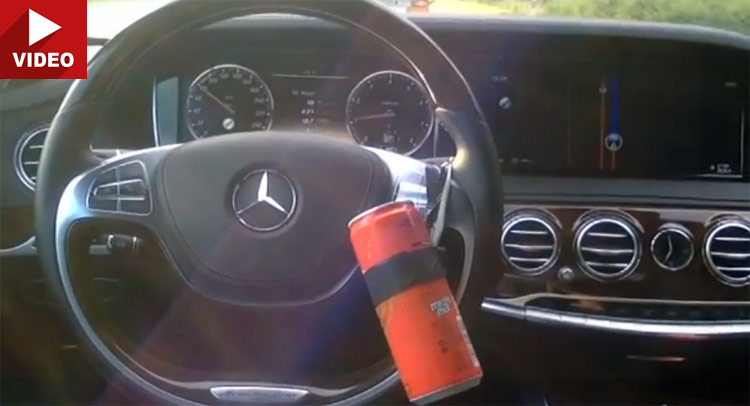  Mercedes-Benz S-Class Becomes Fully-Autonomous Thanks to Soda Can