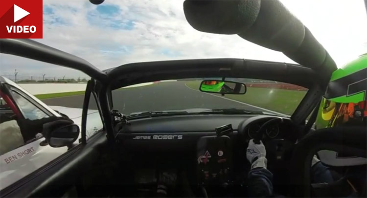  Watch How a Mazda MX-5 Cup Racer Trolls One of His Rivals