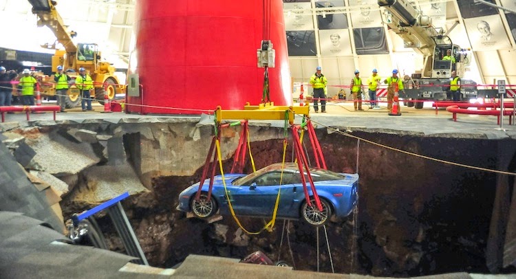  GM to Restore 3 Cars Damaged by National Corvette Museum’s Sinkhole