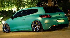 Slammed VW Scirocco R with 370PS is as Minty Fresh as They Come | Carscoops
