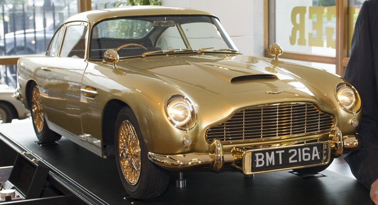  Gold-Plated Aston Martin 1:3 Scale Model Expected to Fetch at least £40,000 at Online Auction