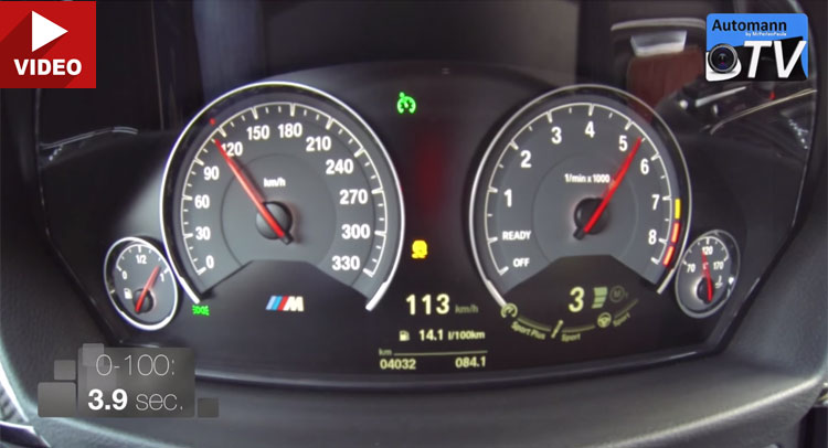  Watch New BMW M3 Sprint to 100km/h in 3.9 Sec, Hit 270km/h
