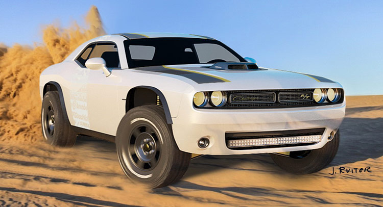  Dodge Challenger A/T Untamed Concept Has Suspension Travel for Days