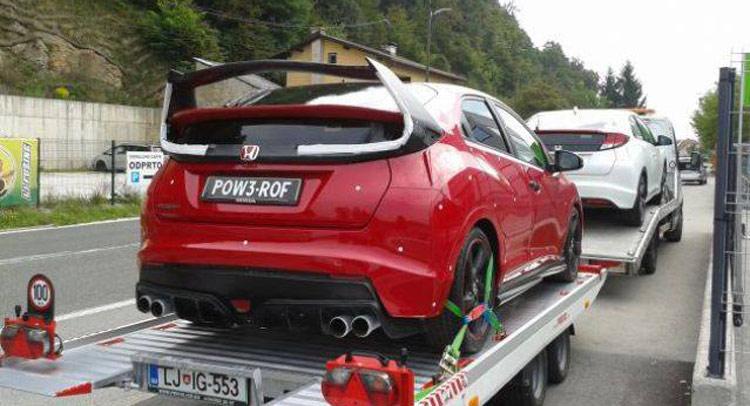  New Photos of 2015 Honda Civic Type R; Keeps the Wing, Drops Wild Fenders