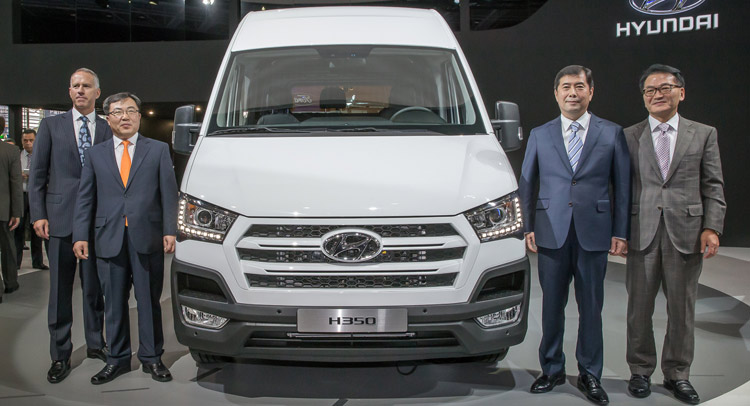  Hyundai Unveils All-New H350 Light Commercial Vehicle in Hannover