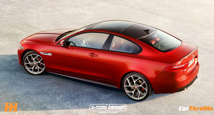 Jaguar XE Sedan Becomes Coupe in PhotoShop