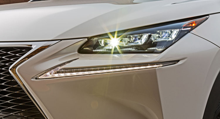  Lexus Lets the World Know It Uses Lots of LEDs for the NX Crossover