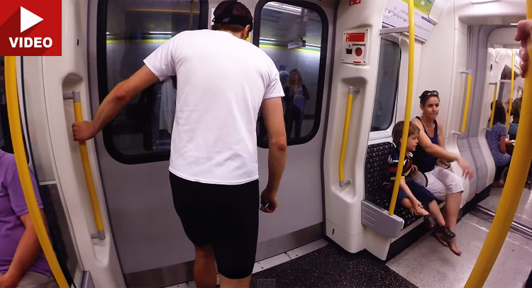  Man Thinks He Can Run Faster than the London Underground, Gives it a Try