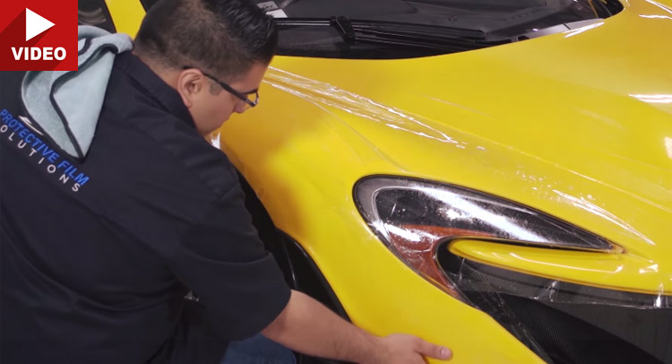  Watch How Jay Leno Had His McLaren P1 Protected from Paint Chips