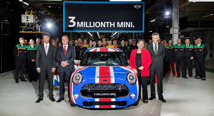  Mini Celebrates 3 Millionth Vehicle Built in Oxford, 2 Million Exports